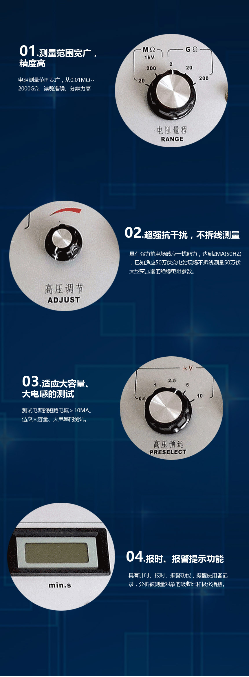 可調(diào)高壓數(shù)字兆歐表 可調(diào)高壓數(shù)字兆歐表